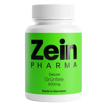 ZEINpharma Зелен Чай 500 mg Green Tea Deluxe Екстракт от зелен чай за метаболизъм и антиоксидантна защита х 60 капсули
