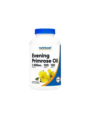 Nutricost Evening Primrose Oil Масло от вечерна иглика 1300 mg х 120 софтгел капсули