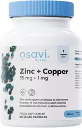 Osavi Zinc + Copper | L-OptiZinc® Цинк и Мед за Имунна Система и Антиоксидантна Защита