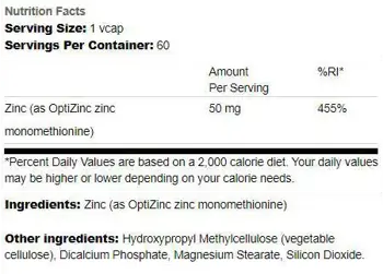 Revive Zinc 50 mg | as OptiZinc За силен имунитет и мъжко здраве