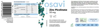 Цинк Пиколинат / Zinc Picolinate 50 mg