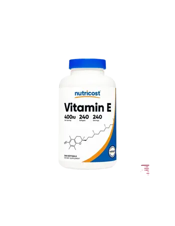 Nutricost Vitamin E 400 IU За зрение, коса и кожа х 240 софтгел капсули