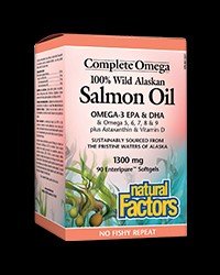 100% Wild Alaskan Salmon Oil Complete Omega