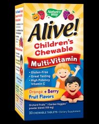 Alive! Children's Chewable Multi-Vitamin Tablets