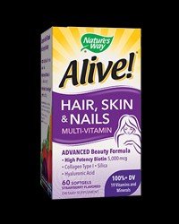 Alive! Hair, Skin and Nails 1040 mg