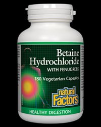 Betaine Hydrochloride with Fenugreek 500 mg