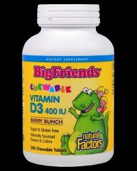 BigFriends Vitamin D3 for Kids 400 IU
