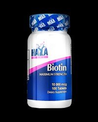 Biotin Maximum Strength, 100 капсули