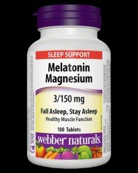Melatonin 3 mg and Magnesium 150 mg