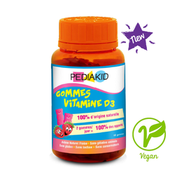 PEDIAKID Gommes Vitamine D3 (Дъвчащи мечета с Vit.D3)