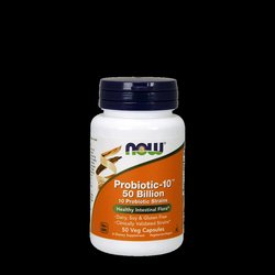 NOW Probiotic-10 50 Billion, 50 Veg Capsules